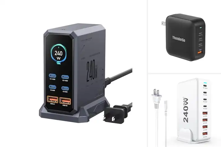 Detailed view of Best 240W Fast Charging Adapters
