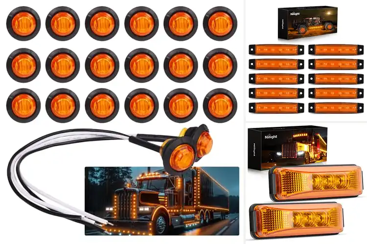 Detailed view of Best Amber LED Marker Lights