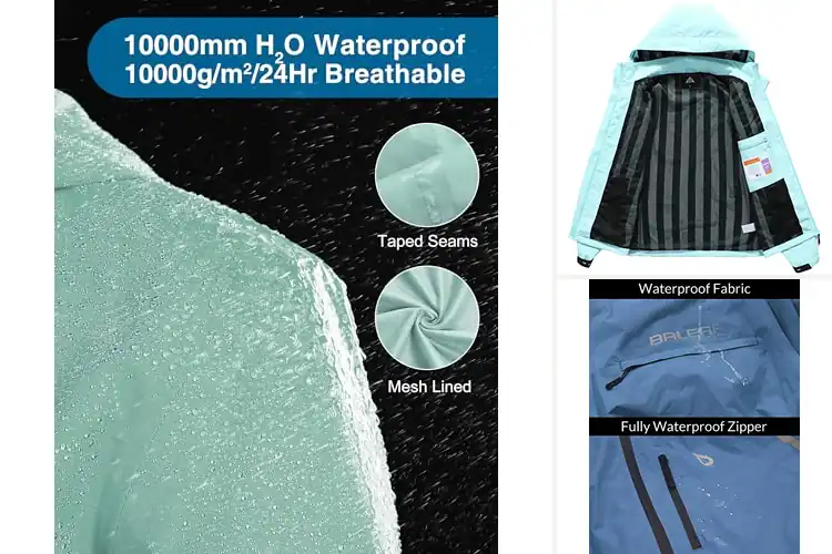 Detailed view of Best Breathable Rain Jackets