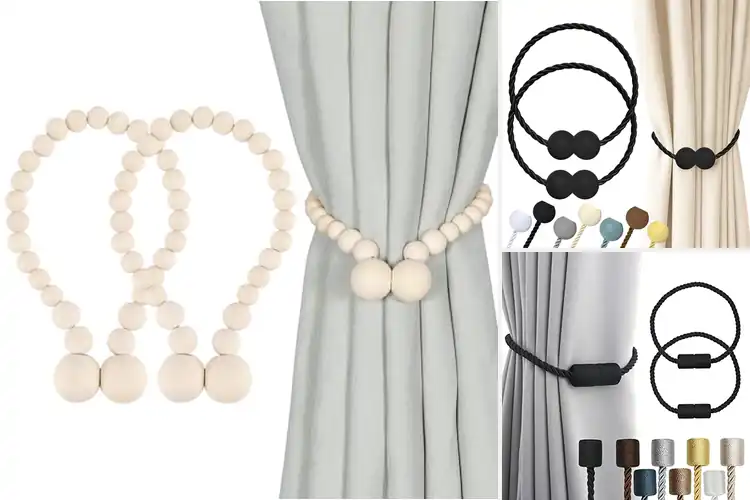 Detailed view of Best Curtain Tiebacks: 10 Stylish Picks for Any Room