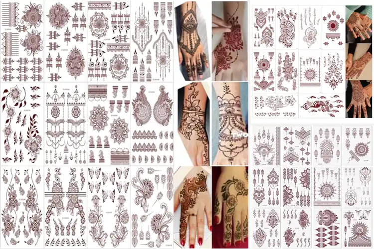 Detailed view of Best Henna Tattoo Stickers