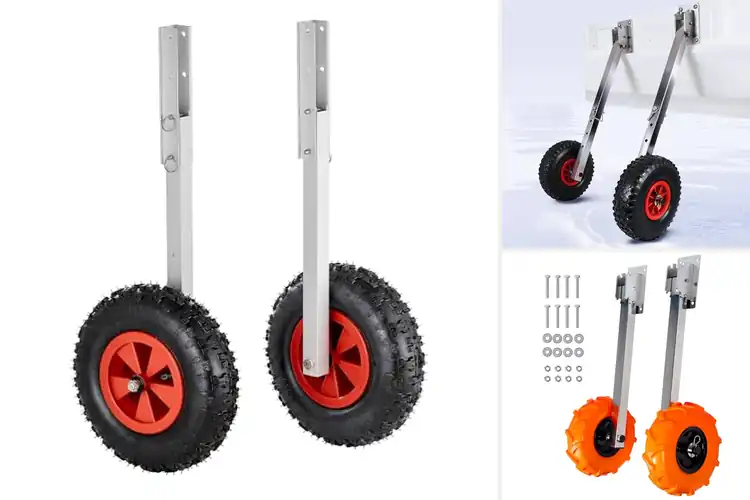 Detailed view of Best Inflatable Boat Launch Wheels