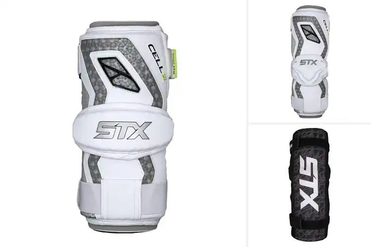 Detailed view of Best Lacrosse Arm Pads