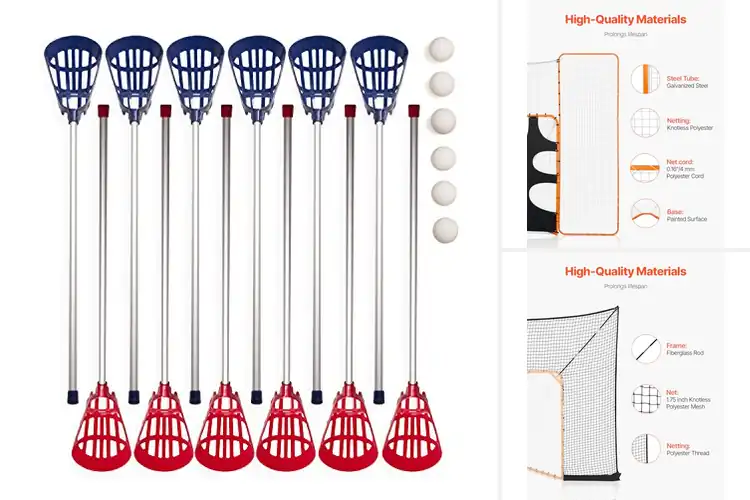 Detailed view of Best Lacrosse Complete Equipment Sets