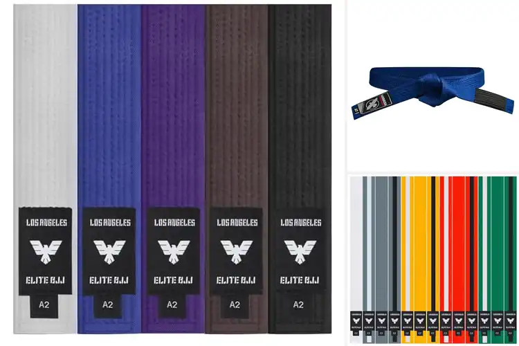 Detailed view of Best Lightweight BJJ Belts: Comfort & Performance