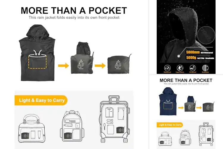 Detailed view of Best Lightweight Rain Pullovers: Stay Dry, Stay Active