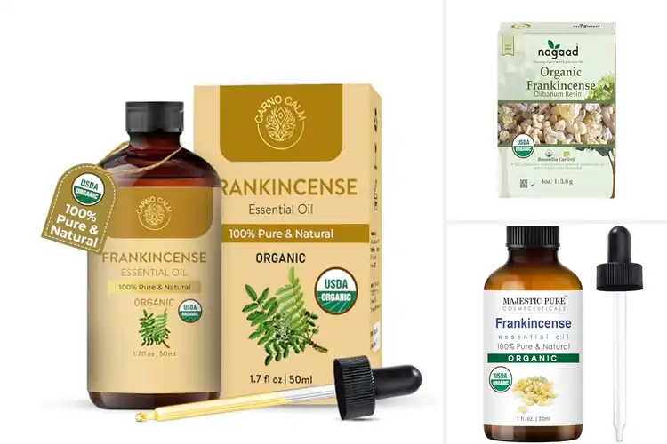 Detailed view of Best Organic Frankincenses: Pure Calm & Skin Bliss