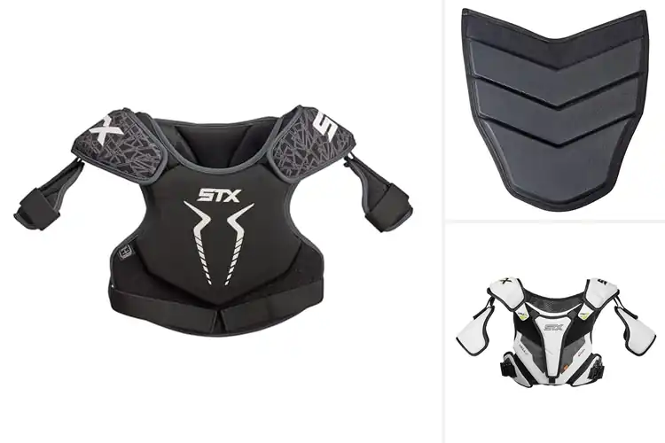 Detailed view of Best Protective Lacrosse Shoulder Pads