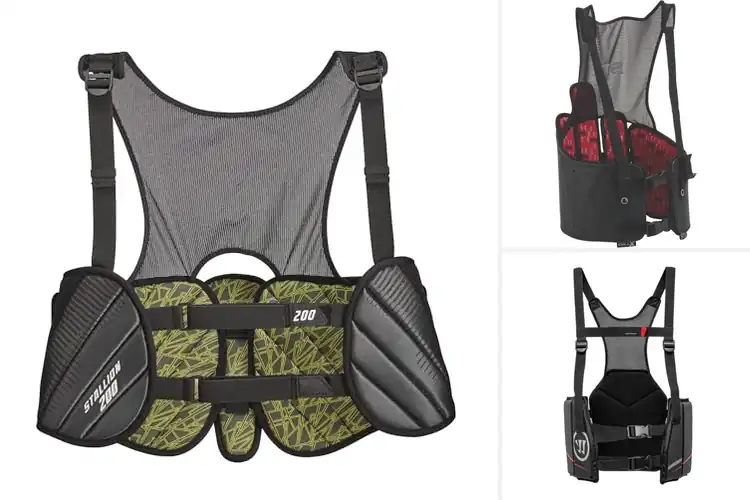 Detailed view of Best Secure Lacrosse Rib Pads
