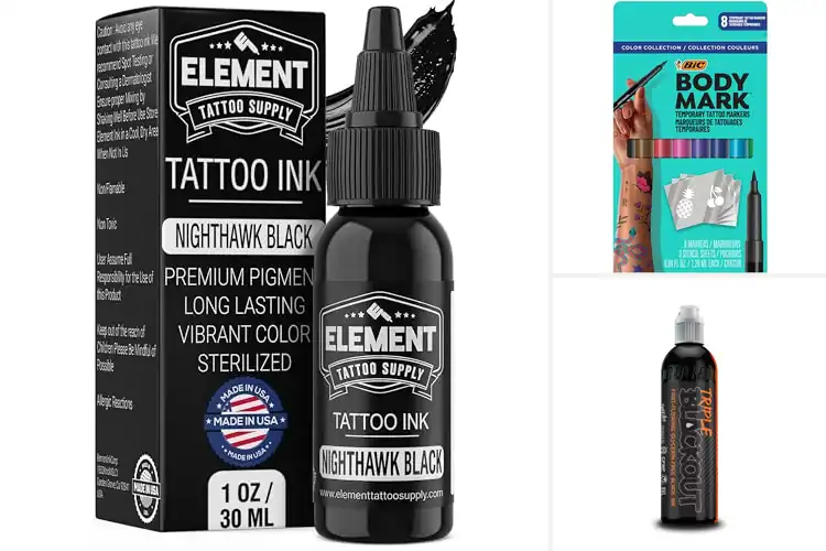 Detailed view of Best Skin Safe Inks