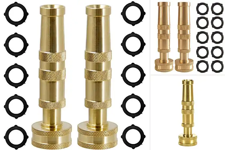 Detailed view of Best Solid Brass Nozzles: Durable, Leak-Free Power