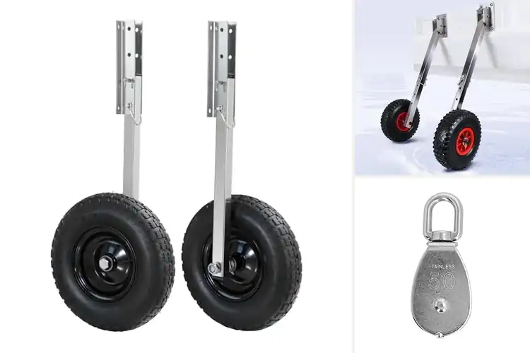 Detailed view of Best Stainless Steel Boat Lift Wheels