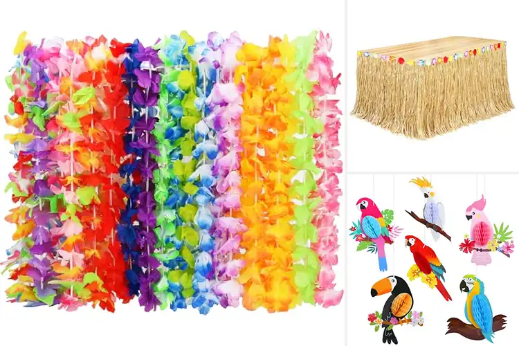 Detailed view of Best Tropical Party Decorations