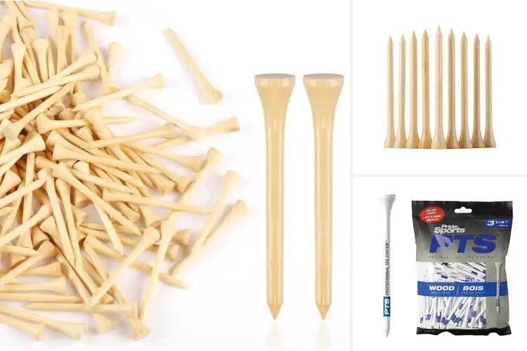 Detailed view of Best Wood Golf Tees